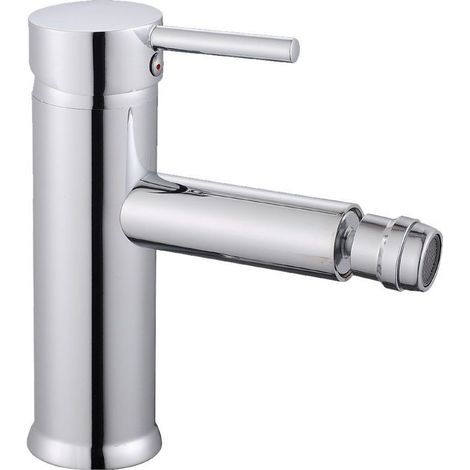 Rubinetto per bagno ultra moderno cromato lucido miscelatore orientabile per bidet (1/4)