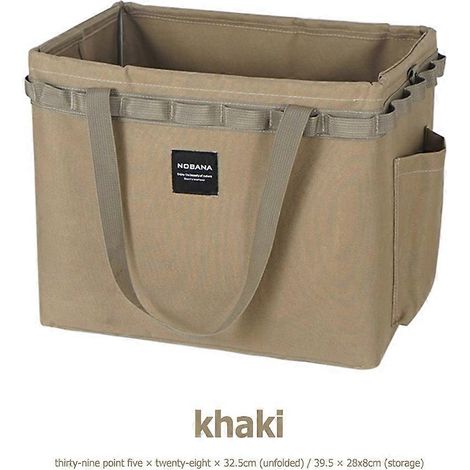 Sac de pique-nique de camping multipoches, portable, imperméable et pliable, avec paniers de rangement, sac de rangement pour outils de plein air, porte-boissons et boîte à lunch