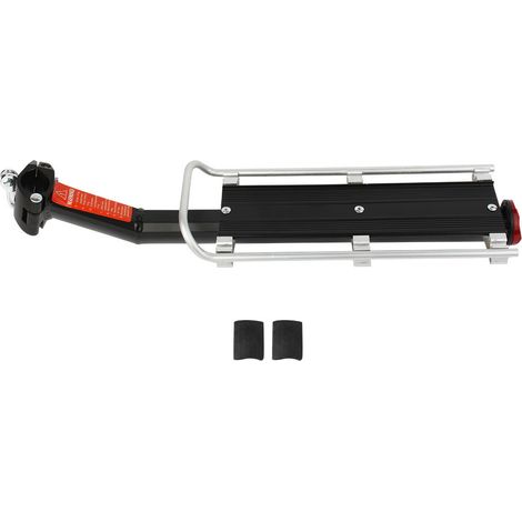 Porte-bagages arrière pour vélo, porte-bagages arrière, réflecteur, support de sacoche de selle. (1/5)