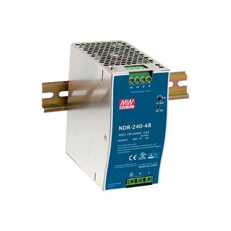 Modulo di alimentazione LevelOne POW-4851 da 240 W, blu e argento. (1/2)