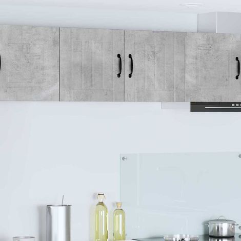 Wall Cabinet LUCCA Concrete Grey 80 x 31 x 40 cm vidaXL