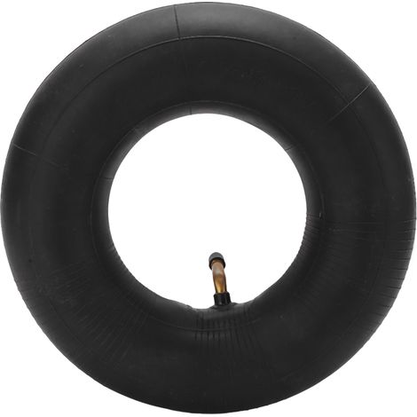 Chambre à air 4.10/3.50‑4 robuste pour tondeuse à gazon, valve coudée, absorption des chocs (1/5)