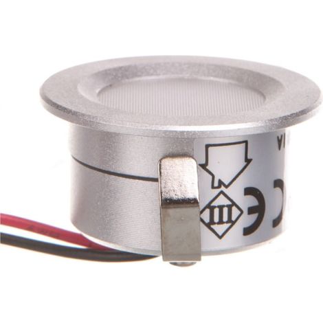 Foco LED 1W imber LED NW 12DC 40lm 4000K color neutro redondo Ø3 IP65 blanco 23520