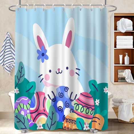 Rideau de bain 180x180 naturel rideau imperméable pour offrir à noël ou un anniversaire (1/5)