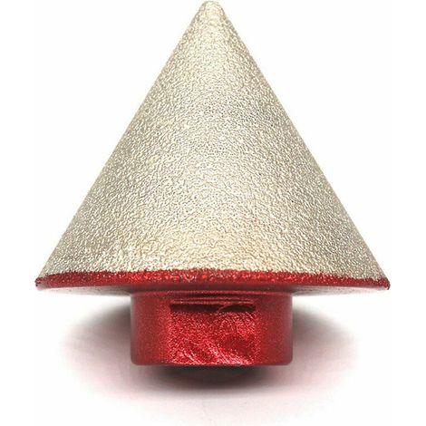 Fraise diamantée pour pierre, céramique et verre, filetage M14, diamètre 48 mm (1/4)