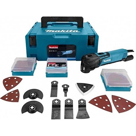 Découpeur Ponceur Multifonctions MAKITA TM3010CX3J - 320W - Avec Accessoires - En Coffret MAK-PAC — vue 2