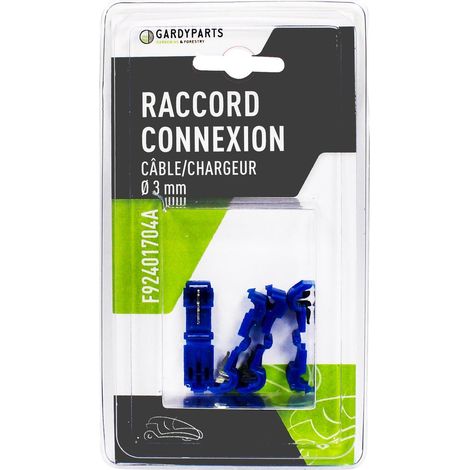 4 conectores de cable/cargador para cortacéspedes robóticos SANS MARQUE