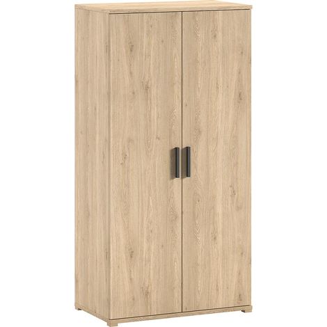 Armoire Enfant 2 Portes "Sam" 100cm Chêne