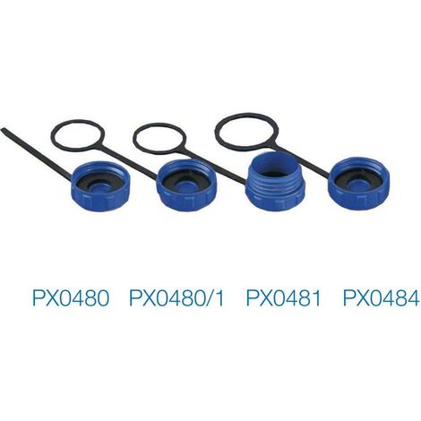 Cappuccio anti polvere PX0484 Cappuccio di protezione PX0484 Bulgin Contenuto: 1 pz. (1/2)
