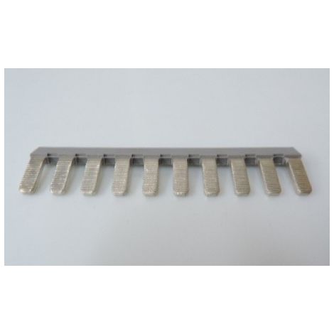 Barre de pontage 10P pour bloc de jonction (bornier) pas de 10mm PC10-10 ABB 1SNA163315R2600