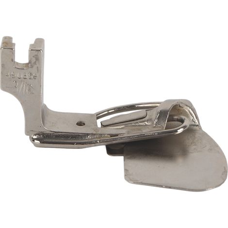 Patte presseuse tout acier, pied ourleur 3 plis pour machine à coudre industrielle, accessoire 4903593/16 (1/5)