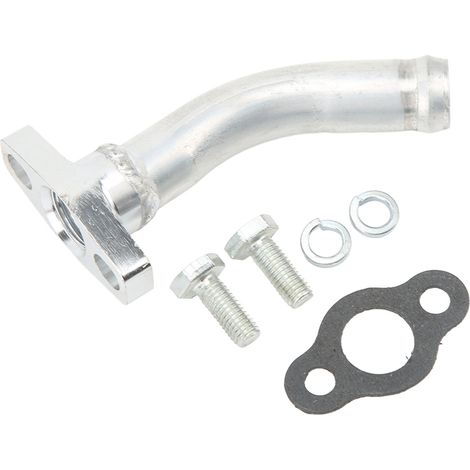Raccord de vidange Turbo AN10, en alliage d'aluminium scellé à 45 °, adapté à la bride de turbocompresseurs refroidis à l'huile T3 T4 (1/5)