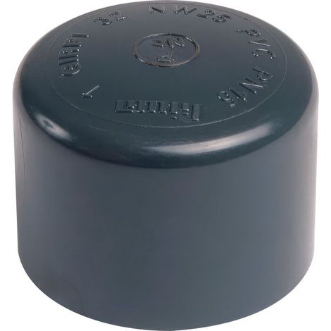Bouchon PVC pression noir - Diamètre 25 mm - Girpi