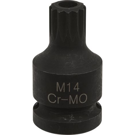 Sealey Brake Caliper Security Spline Bit Socket M14 1/2""Sq Drive VS0987