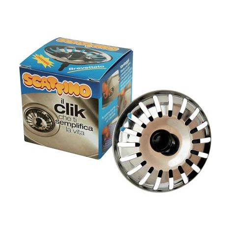 TAPPO GRIGLIA BASKET SCATTINO - INOX MM 80- 18 pezzi