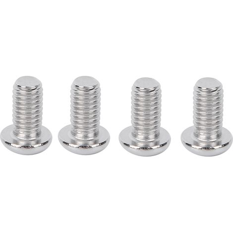 50 vis à tête cylindrique creuse demi-ronde en acier inoxydable, tête champignon, tête hexagonale interne, jeu M6 (M6x12mm) (1/5)