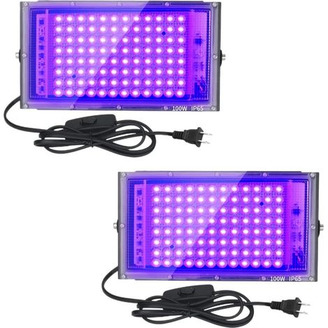 100W UV LED Projector – Waterproof – Suitable for aquariums, parties and other lighting applications. (1/5)