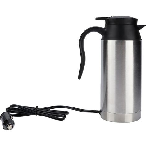 Taza térmica para coche de 12 V – Capacidad de 750 ml, acero inoxidable, ideal para viajes y oficina.