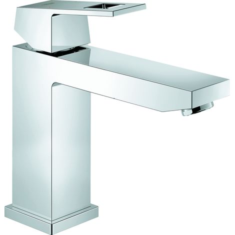 Grohe – Mitigeur de lavabo monocommande 23446000 – Bec medium – Finition chromée brillante – Économie d'eau 5,7L/min – Installation rapide