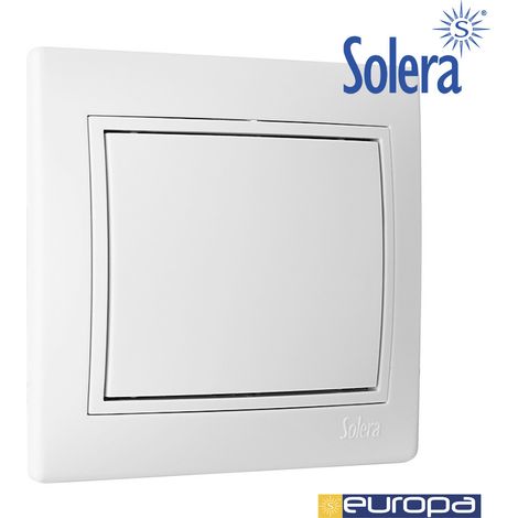 Copertura Cieca da Incasso Bianca Europa Solera Serie ERP75U