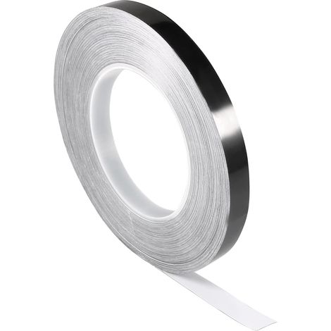 Bandes d'étanchéité autocollantes pour carrelage Sourcing map 1/2 po x 55 verges bricolage, noires