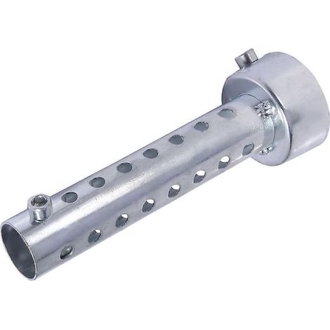 1. Silencieux d'échappement universel moto DB Killer 45mm argenté – Insertion de baffle pour pot d'échappement, réducteur de bruit en acier. (1/4)