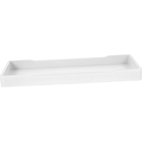 Plateau De Toilette De Salle De Bain Plateau De Rangement pour Articles De Toilette Lisse