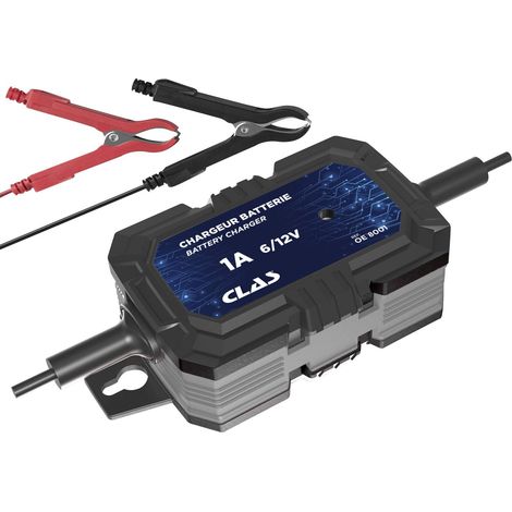 Chargeur de batterie 1A - OE 8001 - CLAS Equipements (1/5)