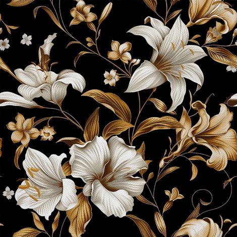 Tela decorativa para exteriores Oxford - Motivo floral I DX5504 (1/5)