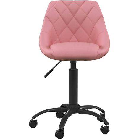 Maison Exclusive - Bürostuhl Rosa Samt (1/5)