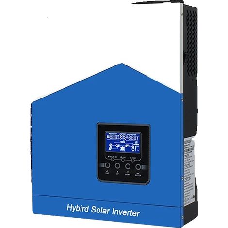 Inversor solar híbrido, onda sinusoidal pura, doble salida, 3,2 kW 24 V WiFi (1/2)
