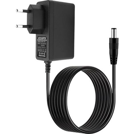 12V 1A Adaptateur d'alimentation Universelle, 1.5M, AC 100-240V 50/60Hz, Prise Jack 5.5x2.5mm Compatible TV Box, Bandes LED, Routeur, Caméra, et Autres Appareils Électroniques (1/5)