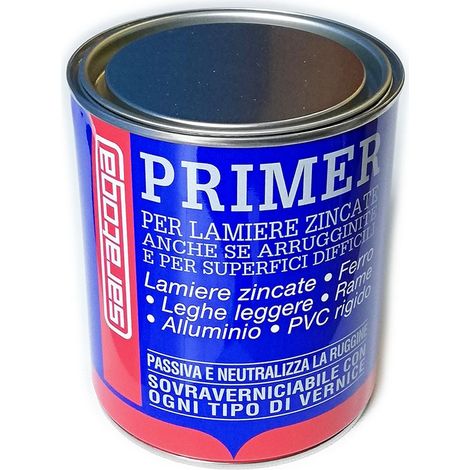 Saratoga 500ml primer per lamiera zincata alluminio superfici difficili