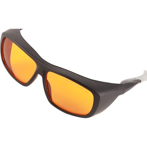 Lunettes de protection laser en plastique pour applications fibre optique (longueur d'onde 190-500 nm) (1/5)