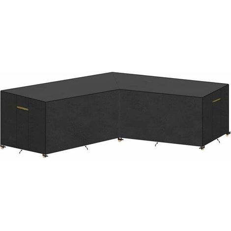 Copertura impermeabile per divano angolare 215x215x87/80cm – Poliestere Oxford con rivestimento in PU – Antimuffa e cuciture rinforzate (1/3)
