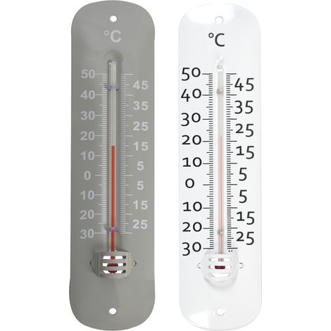 Thermometer Stil metal painted Wandmontage Korrosionsschutz