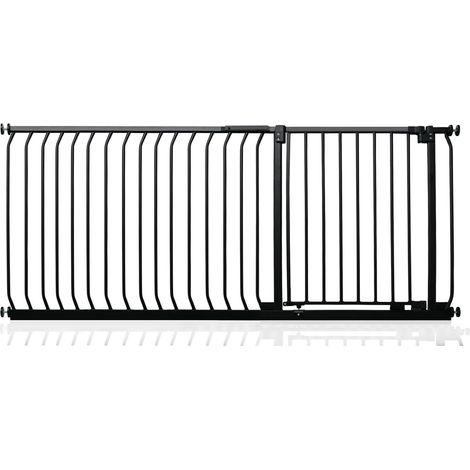 Safetots Barrière De Sécurité Elite, Barrière D'escalier À Fixation Par Pression, 171cm - 180cm, Couleur Noir Mat (1/5)