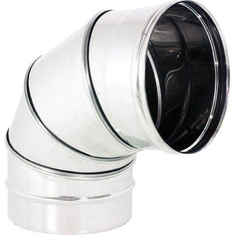 Gomito inox aisi 316 90° girevole cm 8 Zincogroup