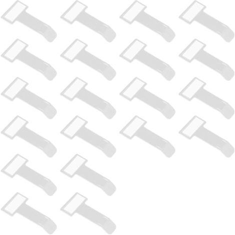 Support Carte Handicapé Pare Brise, 20 Pièces Porte Carte Handicapé Pare Brise, Support Carte VTC, Porte Caducee Voiture, Clip de Ticket de Pare-Brise, Clip Ticket adhésif pour Pare-Brise de Voiture-M (1/5)