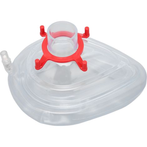 Écran facial respiratoire, écran facial d'anesthésie, masque de réanimation cardiopulmonaire en PVC (1/5)