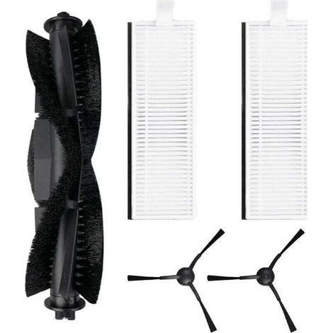 Lot de 5 brosses latérales principales pour aspirateur robot pour Laresar Evol 3, 1 brosse à rouleau principale, 2 filtres HEPA, 2 (1/3)