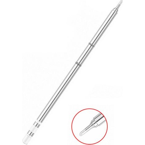 Kit embouts fer à souder T12 métalliques, remplacement pour station soudage, accessoires pour fer électrique, tête intelligente (1/5)