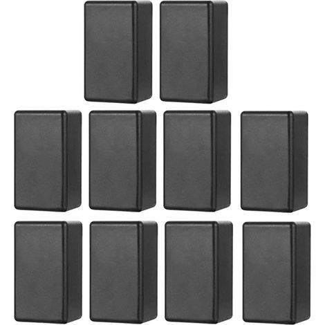 Boîtier Électronique Plastique - Étanche IP65 - ABS Haute Résistance - Pour Projets Électroniques et Instruments - 10 Pièces (1/5)