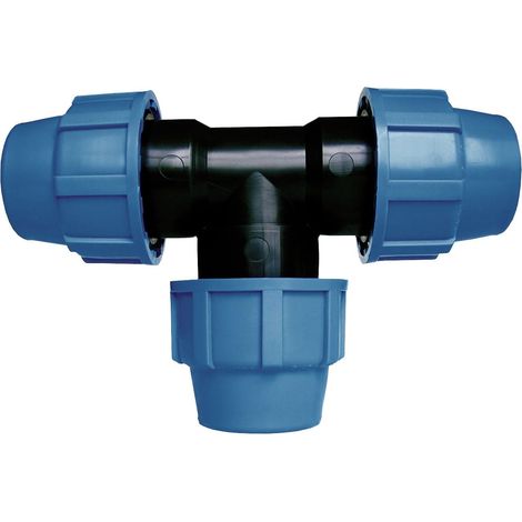 1 Raccord En T Tuyau Arrosage 25 Mm Polypropylène Eau Froide Résistant UV Irrigation Jardin