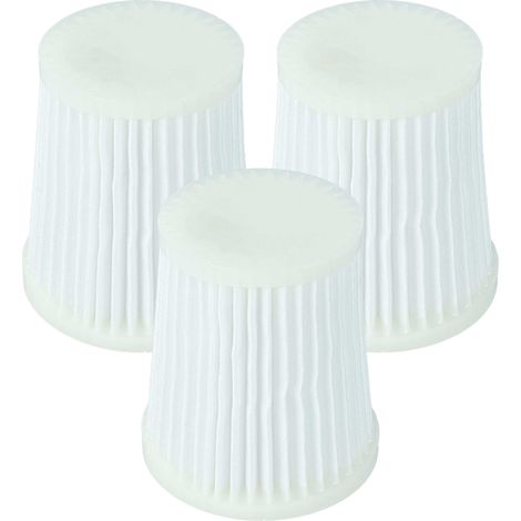 vhbw set da 3x filtro compatibile con Bosch GAS 14,4 V-LI, GAS 18 V-LI, PAS 18 LI aspirapolvere - Filtro HEPA anallergico