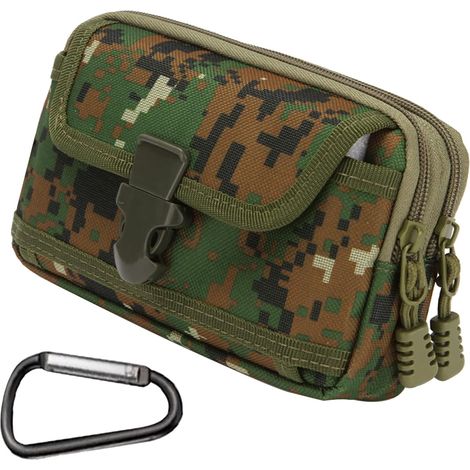 Sac tactique sac de ceinture utilitaire militaire (Camouflage),