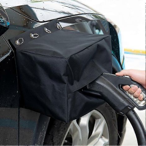 Housse de protection contre la pluie pour chargeur de véhicule électrique, imperméable pour l'extérieur, fabriquée en tissu Oxford 600D, résistante à la pluie, au soleil et aux UV, protection toutes s (1/5)
