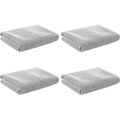 Lot de 4 serviettes rafraîchissantes pour le cou et le visage, serviettes rafraîchissantes--