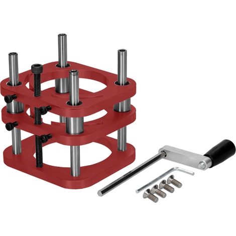 Beyamis Table élévatrice défonceuse – aluminium, levage 51mm, diamètre 64-66mm (1/5)