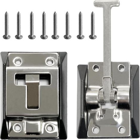 Serrure de sécurité de porte en acier inoxydable 304 pour camping-cars, pour installation à domicile et usage quotidien.-AquaForge (1/5)